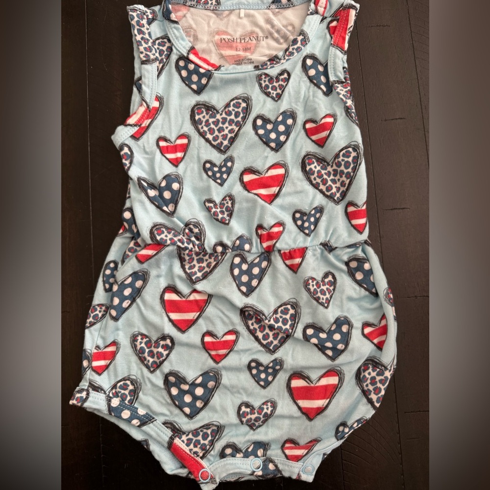Posh Peanut Romper 12-18 months